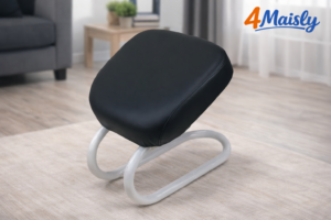 Tabouret ergonomique à genoux 4Maisly Tabouret ergonomique à genoux 4Maisly avec coussin noir et structure en métal blanc – siège posture dos droit pour bureau et maison Ce tabouret ergonomique 4Maisly favorise une posture droite naturelle grâce à son coussin rembourré noir haute densité et sa structure en métal blanc robuste. Idéal pour le bureau, le télétravail ou l’espace maison, il aide à soulager les tensions dorsales et améliore le confort d’assise au quotidien.